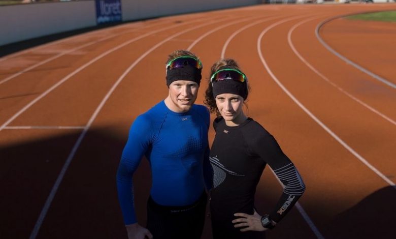 Hania i Mateusz Każmierczak triathlon